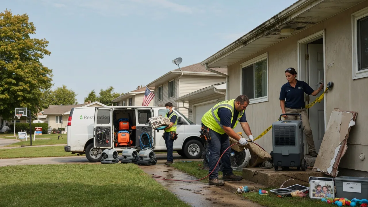 Water Damage Restoration in Sterling, IL near me